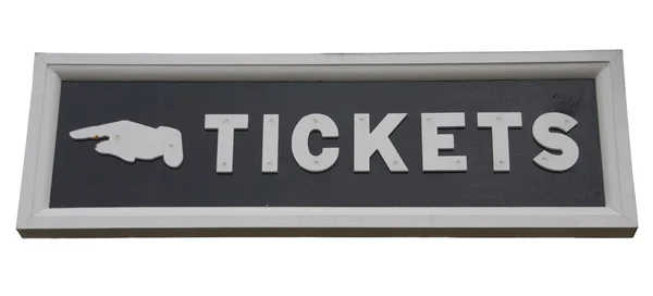 Tickets sign — Stock Photo, Image