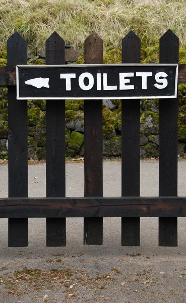 Toalety znamení — Stock fotografie