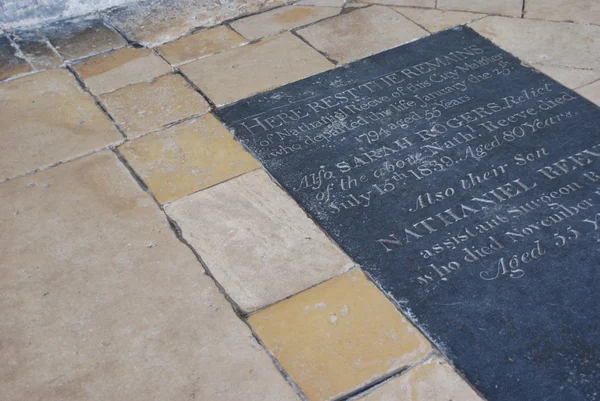 Gloucester katedral içinde manastır kat detay — Stok fotoğraf