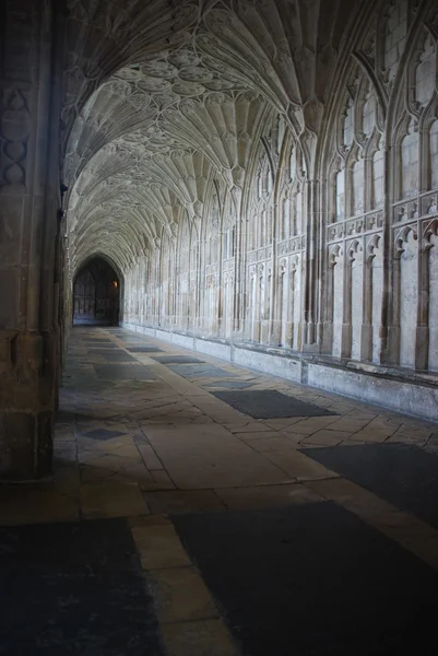 El Claustro en la Catedral de Gloucester — Foto de Stock