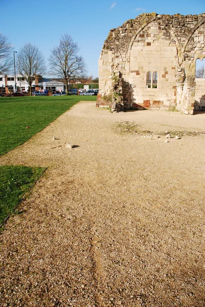 Ruines du prieuré St Oswald à Gloucester — Photo