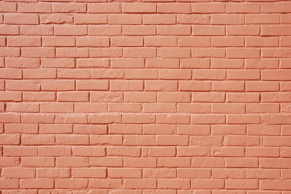 Salmon brick wall — Stock Photo, Image
