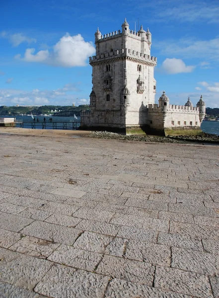 Torre de Belém em Lisboa, Portugal — Fotografia de Stock