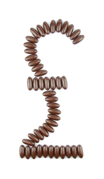 Cioccolato Sterlina valuta — Foto Stock
