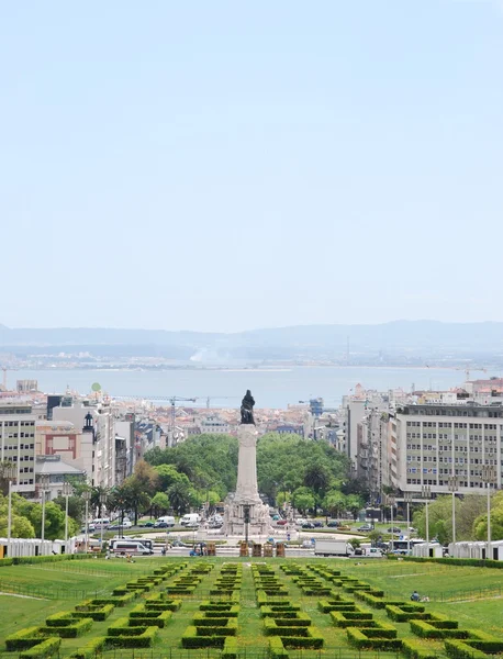 Park Eduardo VII w Lizbonie — Zdjęcie stockowe