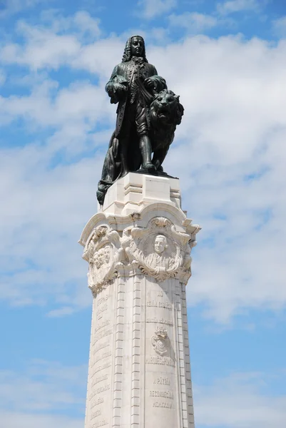 Statue Marques do Pombal à Lisbonne — Photo