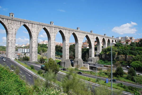 Aqueduto em Lisboa — Fotografia de Stock