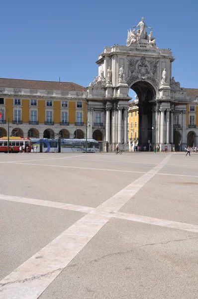 リスボンの商業広場 — ストック写真