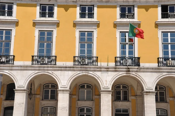 Commerce square in Lissabon — Stockfoto