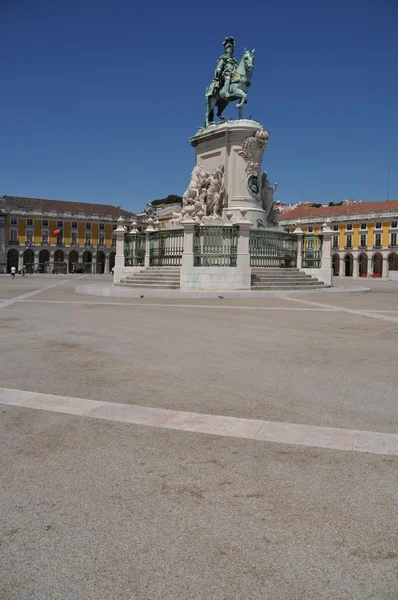 Obchodní náměstí v Lisabonu — Stock fotografie