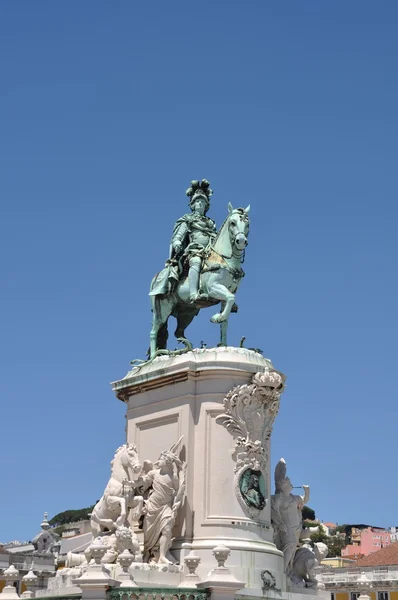 Statua del Re Jose a Lisbona — Foto Stock