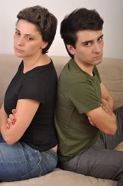 Sister and brother problems — Stock Photo, Image