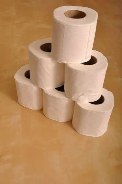Toilet gulungan kertas — Stok Foto