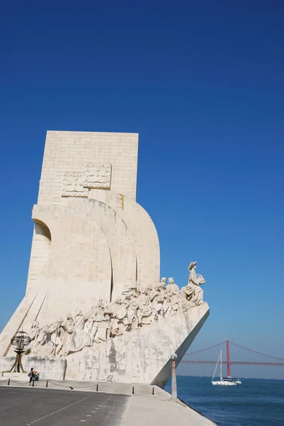 Pomnik odkryć w Lizbonie — Zdjęcie stockowe