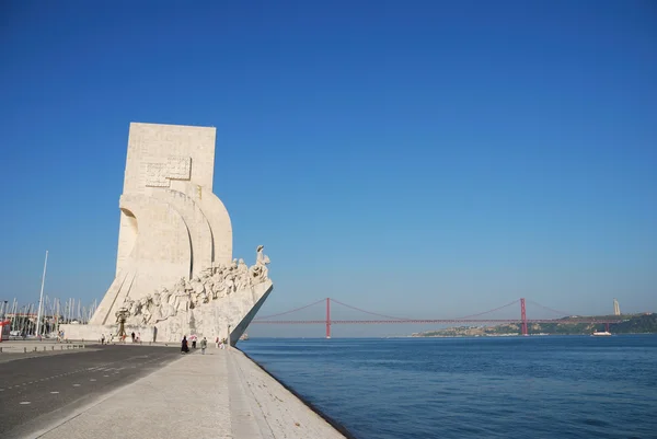 Μνημείο των ανακαλύψεων στη Λισαβόνα — Φωτογραφία Αρχείου