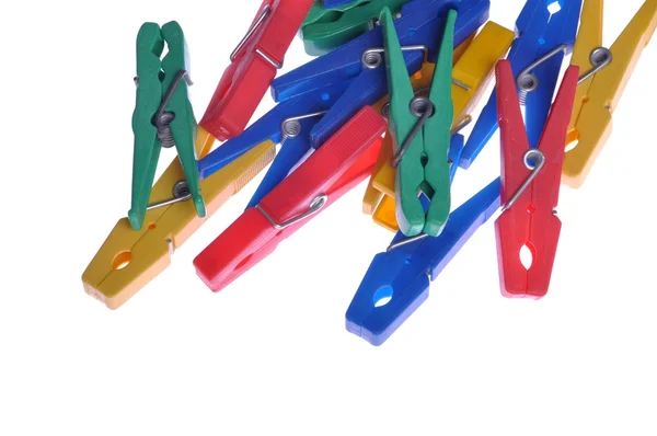Clothes pegs — Stock Photo, Image