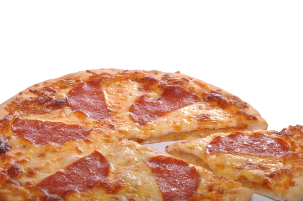 Pizza pepperoni — Stok Foto