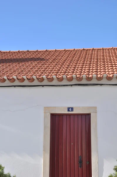 Portugalský domu dveře — Stock fotografie