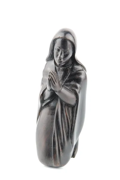 Blackwood statue of Virgin Mary — Stock Photo, Image