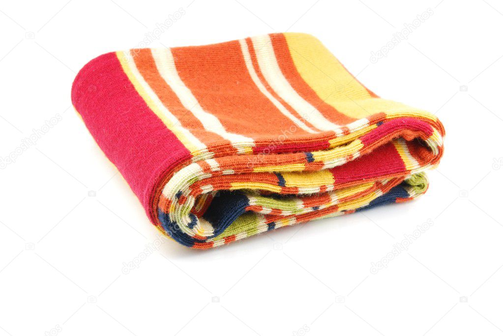 Colorful woolen scarf