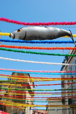 Typical Sardine on Feast Days of the Popular Saints in Lisbon clipart
