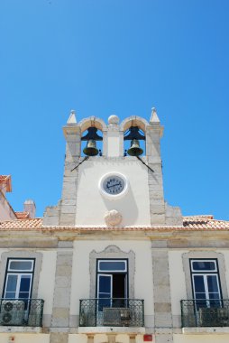 Old church in the downtown of Cascais, Portugal clipart