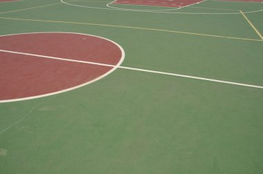 Basketball court clipart