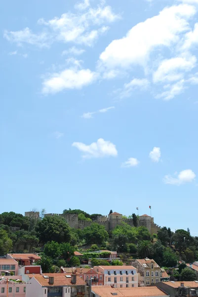 葡萄牙里斯本的Sao Jorge城堡 — 图库照片