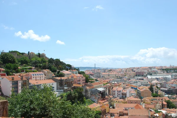 Widok na miasto w Lizbonie, Portugalia — Zdjęcie stockowe