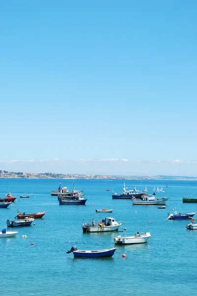 Pelabuhan perahu di Cascais, Portugal — Stok Foto