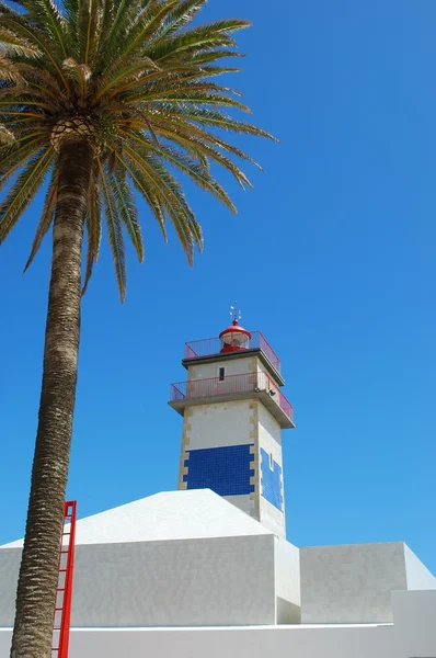 Leuchtturm in cascais, portugal — Stockfoto