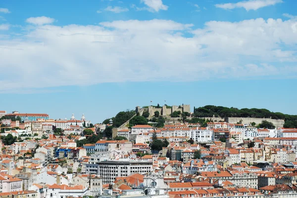 Kasteel Sao Jorge in Lissabon, Portugal — Stockfoto