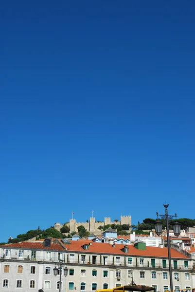Sao Jorge kastély Lisszabonban, Portugália — Stock Fotó