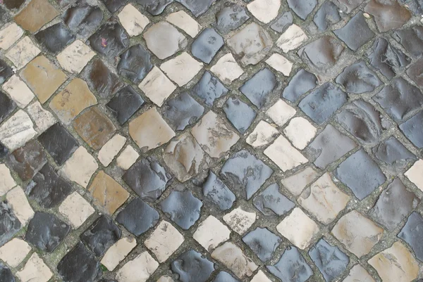Pedras coloridas pavimento — Fotografia de Stock