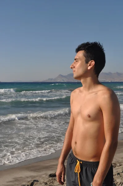 해변에서 남자 — 스톡 사진