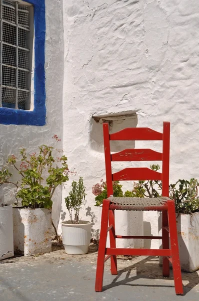 Griekse stoel — Stockfoto