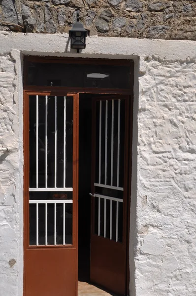 ギリシャのドア — ストック写真
