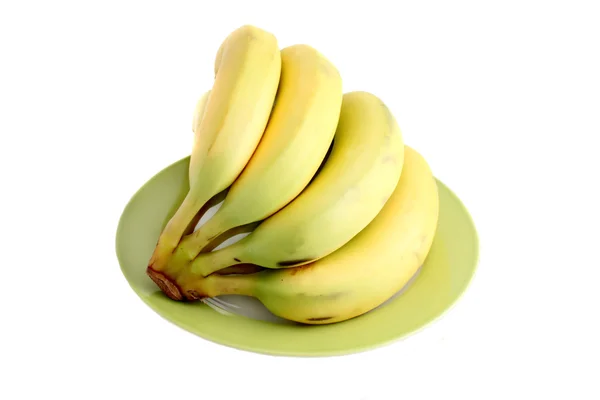 Plátanos orgánicos frescos — Foto de Stock