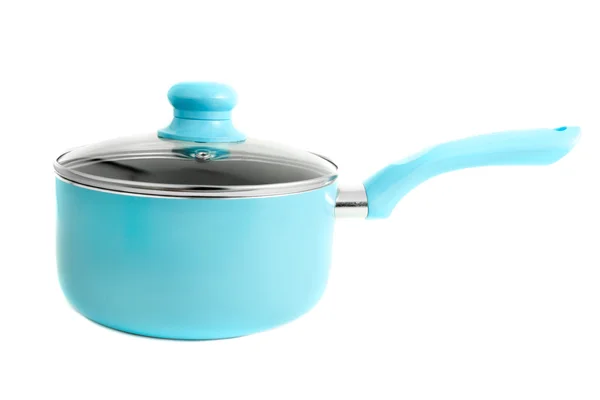 Blue cooking pot — Stock Photo, Image