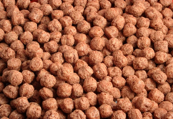 Close-up ofchocolate cereal bits — Stock Photo, Image