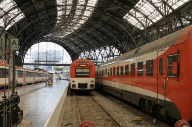 Barcelona train station clipart