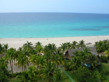 Cuban beach clipart