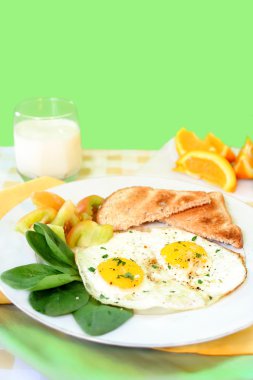 Breakfast eggs clipart