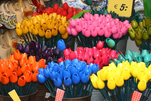 Tulipanes de plástico — Foto de Stock