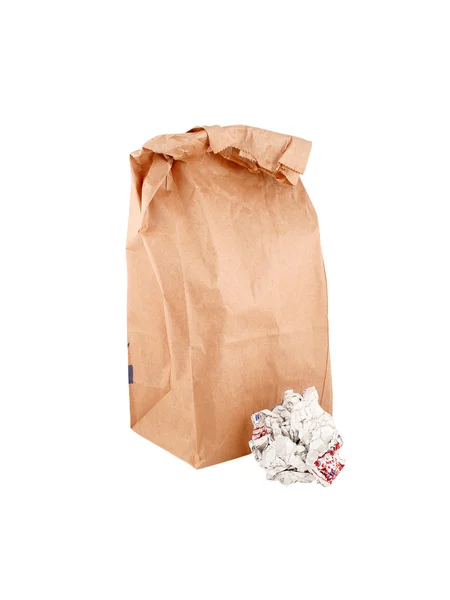 Isolated paper bag — Stock Photo, Image