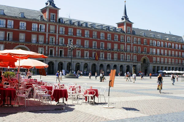 Madrid plaza — Stockfoto