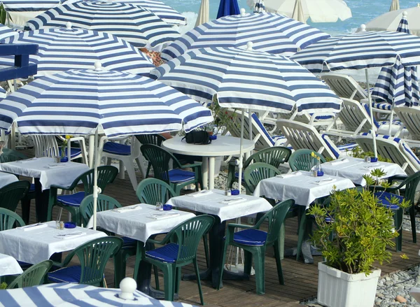 Restaurante junto a la playa — Foto de Stock