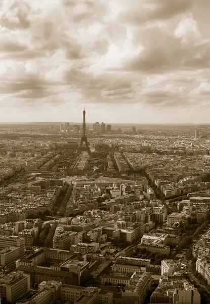 Párizsi utca-és városrészlet — Stock Fotó