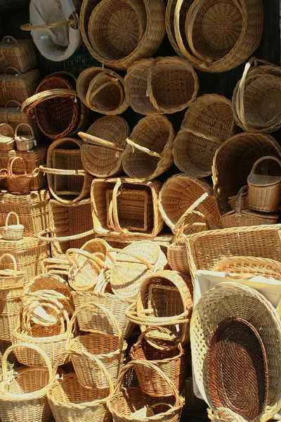 Плетені кошики — стокове фото