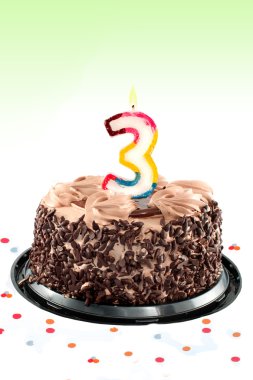 Third birthday clipart